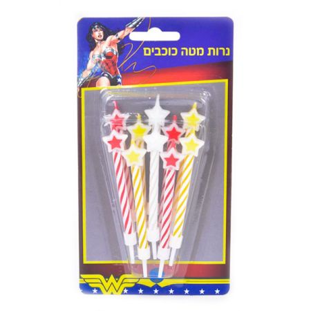 נרות מטה כוכבים - וונדר וומן