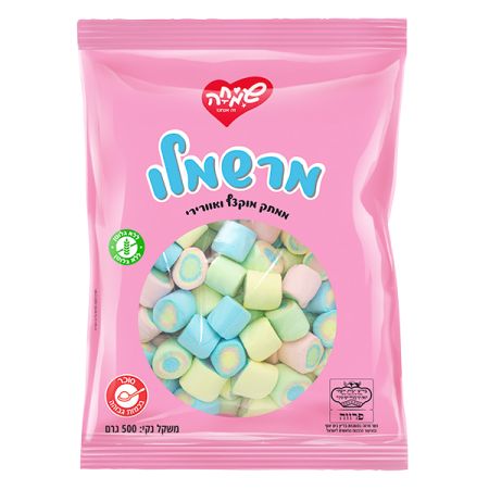 מרשמלו 500 גרם - רולר תותי פרוטי צבעוני