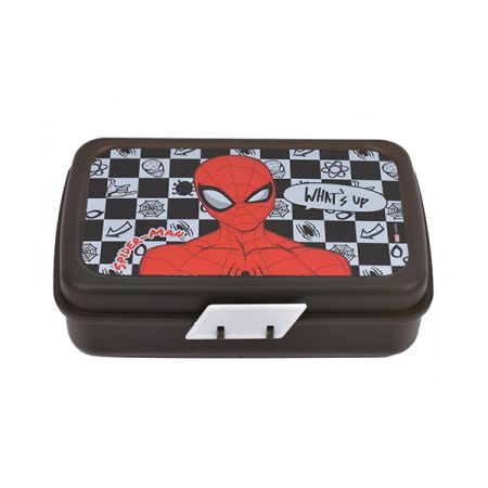 קופסת אוכל מחולקת bpa free  - ספיידרמן