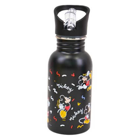 בקבוק נירוסטה פיית פלסטיק 480 מל -מיקי