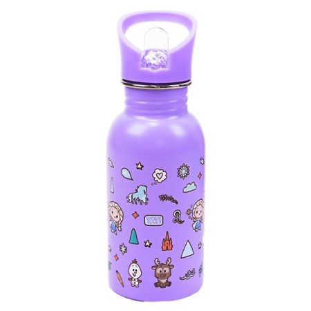 בקבוק נירוסטה פיית פלסטיק 480 מל - פרוזן