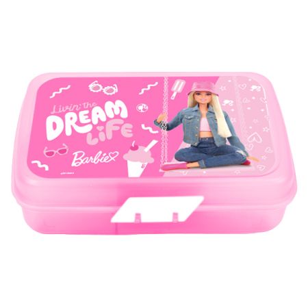 קופסת אוכל מחולקת bpa free  - ברבי קלאסית