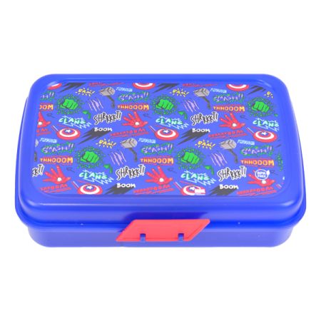 קופסת אוכל מחולקת BPA FREE הנוקמים אייקונים