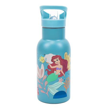 בקבוק נירוסטה דופן כפולה פיית פלסטיק 350 מל- נסיכות