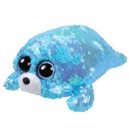 בובת TY עיניים גדולות פייטים (S)-ווייבס כלב הים