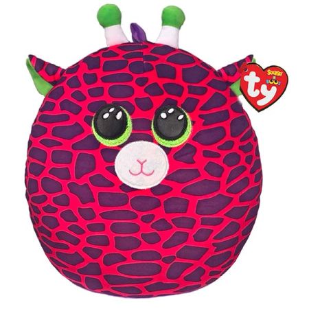 בובת TY עיניים גדולות כרית חיבוקי 14''-גילברט גירפה ורודה