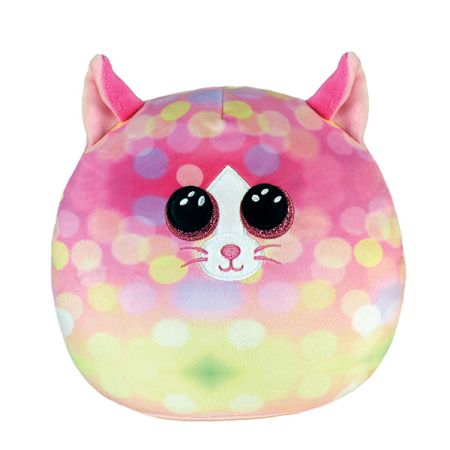 בובת TY עיניים גדולות כרית חיבוקי 10''-סוני ורודה