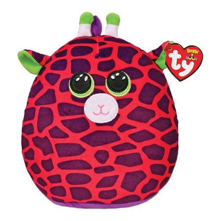 בובת TY עיניים גדולות כרית חיבוקי 10''-גילברט גירפה ורודה