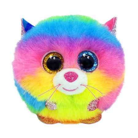 בובת TY עיניים גדולות פאפיז-גיזמו חתול קשת בענן