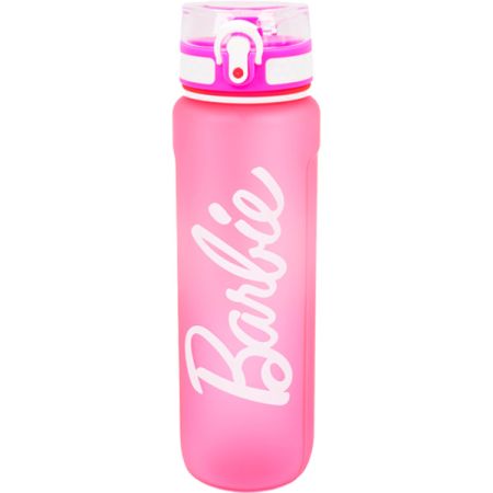 בקבוק שתיה 900 מל ציפוי גומי ושרוך- ברבי