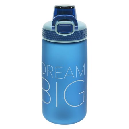 בקבוק עם ידית ציפוי גומי 550 - כחול