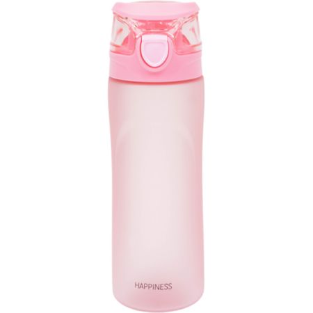 בקבוק ספורט 600 מל עם ידית אחיזה -ורוד
