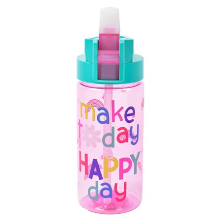 בקבוק פלסטיק 500 מ''ל פיית סיליקון - קשת