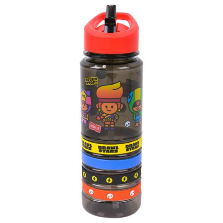 בקבוק טריטן 700 מ''ל עם צמידים - ברול סטארס
