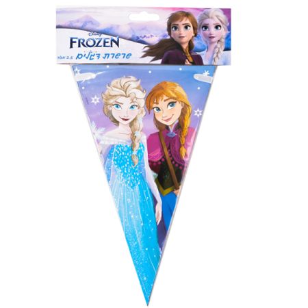 באנר שרשרת משולשים 2.5מ 12יח פרוזן