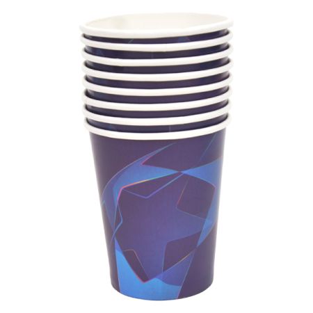כוסות נייר 8 יח' - ליגת האלופות