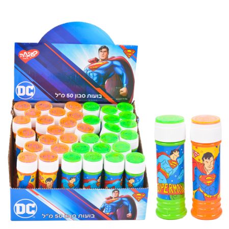 בקבוק בועות סבון 50מל-סופרמן