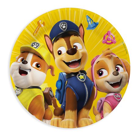 צלחות נייר 20 סמ 8 יח- מפרץ ההרפתקאות