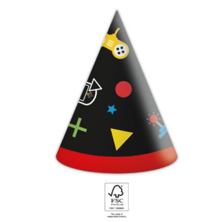 כובע מסיבה 6יח-מסיבת גמינג