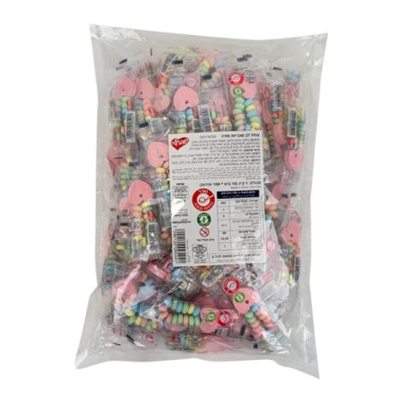 שעון עם לב סודה 10 גרם - 100 יח' בשקית/6 בקר