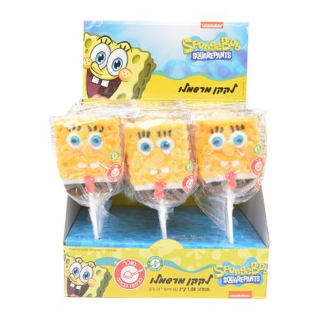 לקקן מרשמלו 45 גרם- 24יח'/8 בוב ספוג