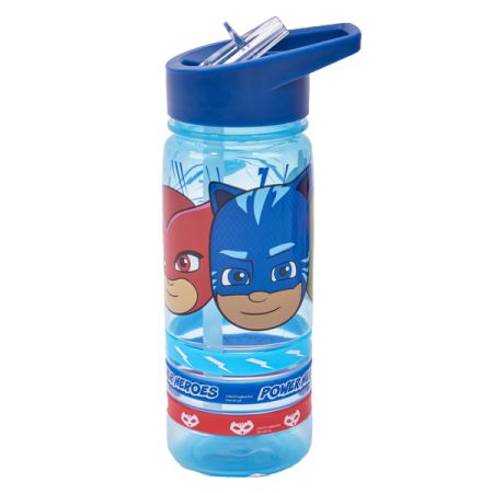 בקבוק 500 מל פלסטיק עם צמידים - כוח פי גיי SUPER TEAM