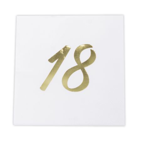 מפיות נייר קוקטייל 16 יח- 18