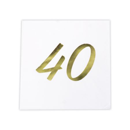 מפיות נייר קוקטייל 16 יח- 40