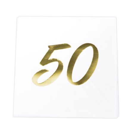 מפיות נייר קוקטייל 16 יח- 50