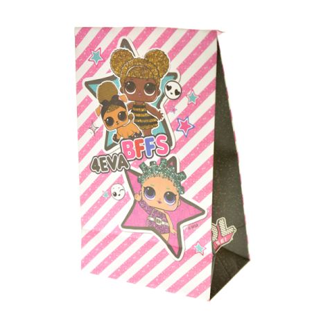 שקית נייר בסיס 6 יח- LOL