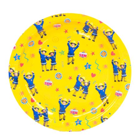 צלחות נייר 20סמ - סמי הכבאי 8 יחי - HERO