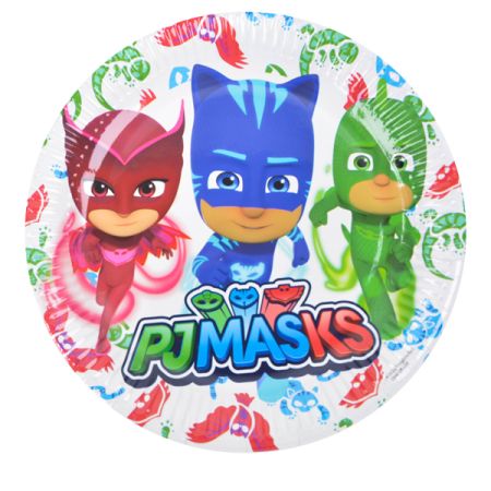 צלחות נייר 23 סמ  8 יח - כוח פי ג'יי VFMP