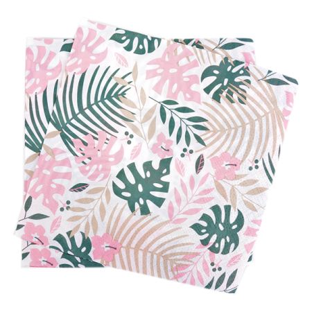 מפיות נייר 2 שכ 33X33 סמ 20 יח- טרופי פסטל