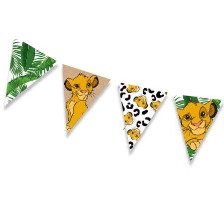 באנר שרשרת משולשים-מלך האריות