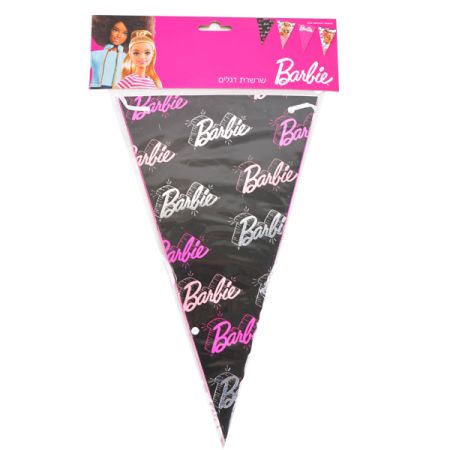 באנר שרשרת משולשים 2.5מ 12יח-ברבי