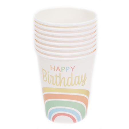 כוסות נייר 8יח-HB קשת