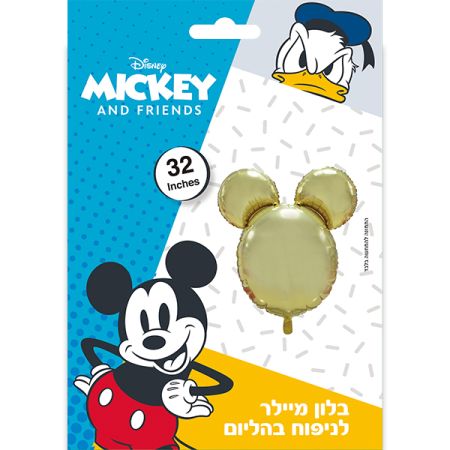 בלון מיילר 32 ראש מיקי - זהב (C)