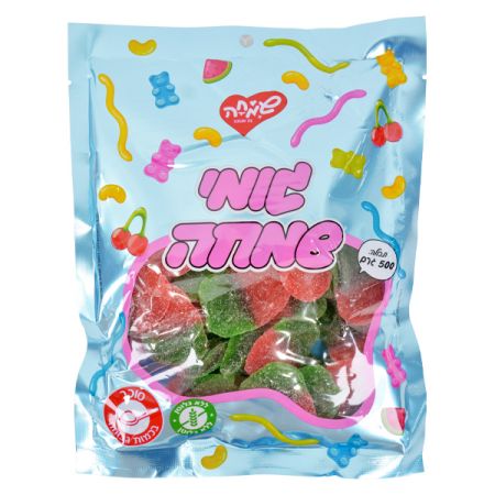 גומי 500 גרם  -   תות מוברק סוכר