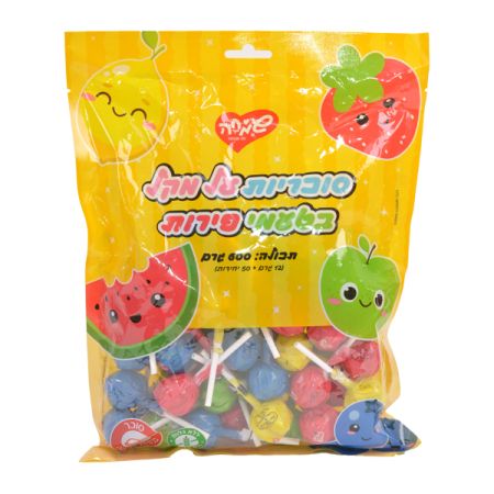 לקקן פירות 12 גרם 50 יח (600גרם)