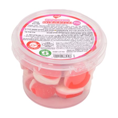 גומי 200 גרם  - בגביע לב אהבה מוברק