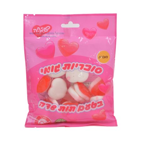 גומי 100 גרם  -   לב אהבה מוברק