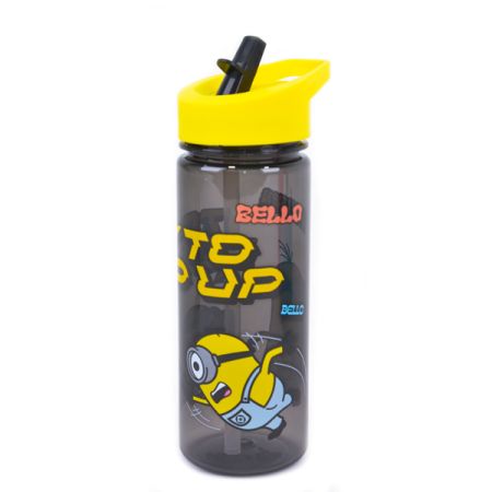 בקבוק טריטן 500 מ''ל עם פיית סיליקון -  מיניונים רצים