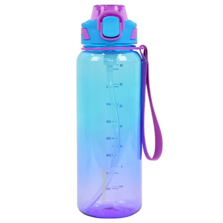 בקבוק טריטן 800 מל פיית סיליקון - אומברה תכלת סגול