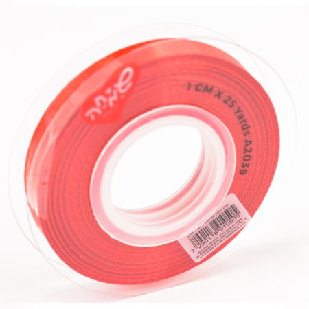 סרט סאטן 25 יארד 1 סמ - אדום