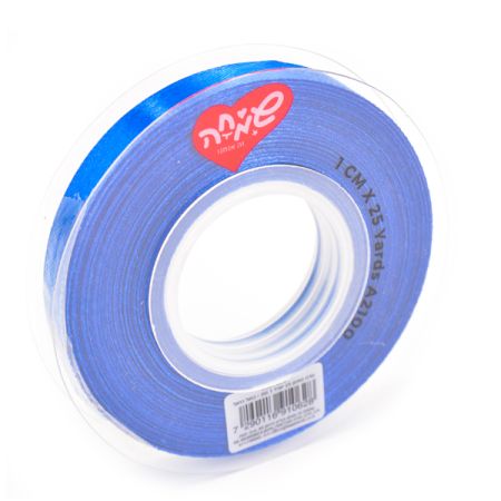 סרט סאטן 25 יארד 1 סמ - כחול רויאל