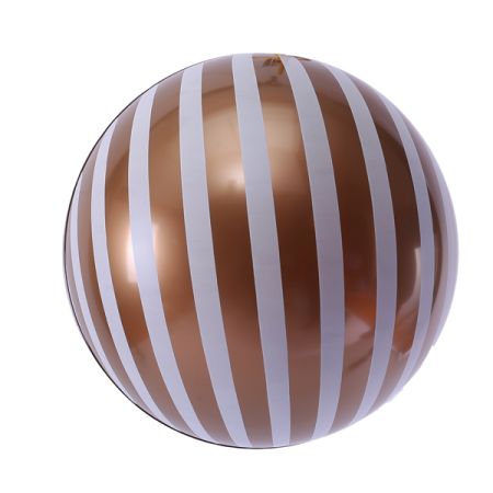 בלון בועה שקוף 24 פסים-זהב