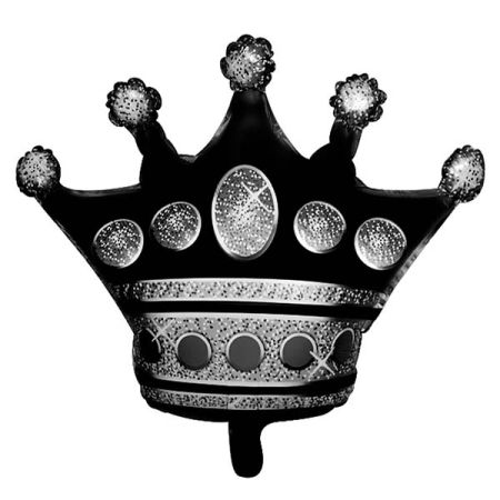 בלון מיילר 12 שסתום למילוי אוויר-כתר שחור  (C)