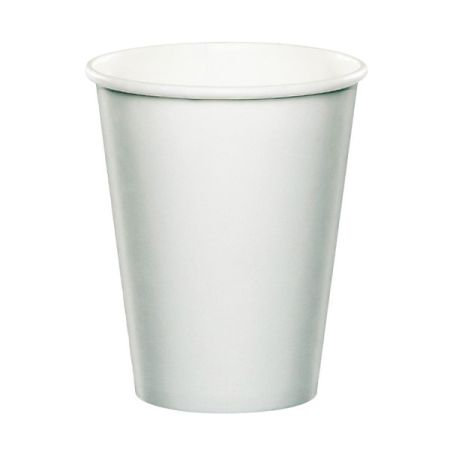 כוסות נייר 8יח-כסף