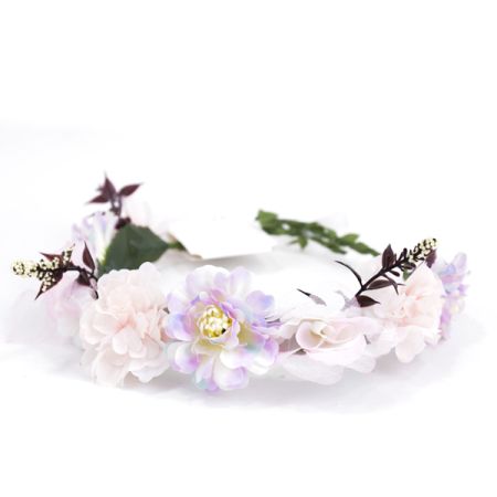 זר לראש-וינטג' סגול