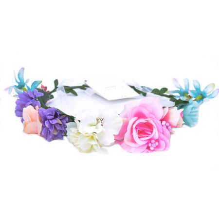 זר לראש-מיקס צבעים